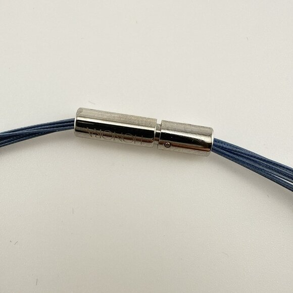 Honora Pearl Necklace Illusion Wire Blue Multi Color Gray Multi Strand Box - Picture 8 of 15